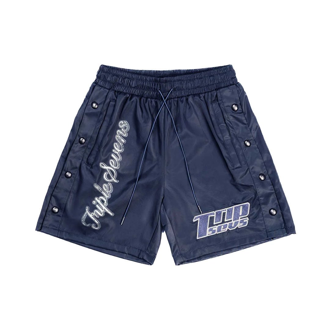 Triple Sevens Nylon Shorts Navy